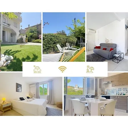 Apartment T3 Private Garden 2 Steps From The Center-clim Saint-Raphael (Var)