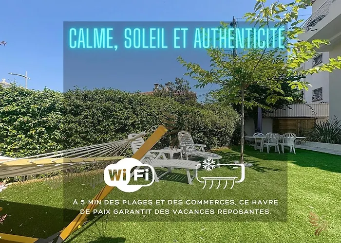 公寓 T3 Private Garden 2 Steps From The Center-clim Saint-Raphaël