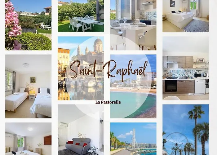 公寓 T3 Private Garden 2 Steps From The Center-clim Saint-Raphaël